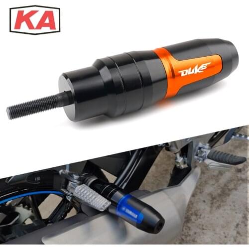 For KTM Duke 390 Motorcycle Frame Crash Pad RC 125 250 390 RC390 Accessories alling protection Exhaust Slider Crash pad slider