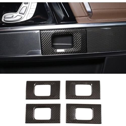 For 2019-2020 Mercedes-Benz G-Class 463 inner door handle cover real carbon fiber auto parts