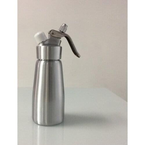 250ML Cream Whipper Dispenser Eco-Friendly All Aluminum Material Nitrous Oxide Cream Dispenser
