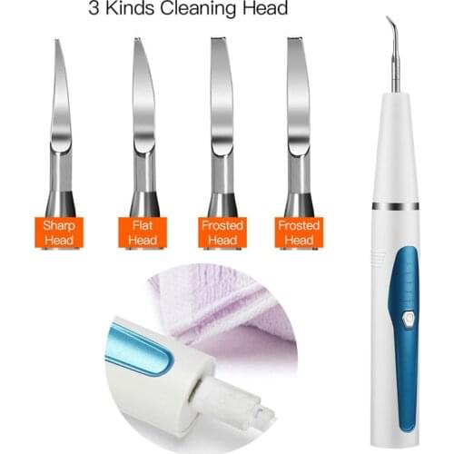 Electric Ultrasonic Dental Calculus Plaque Remover Scaler Tooth Stains Tartar Removal Tool Dentist Whiten Teeth Cleaning Beauty