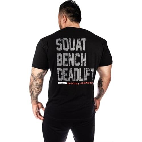 Gym Cotton T-shirt Men Fitness Workout Short sleeve Shirt Male Bodybuilding Sport Tee shirt Tops Summer Sportswear
