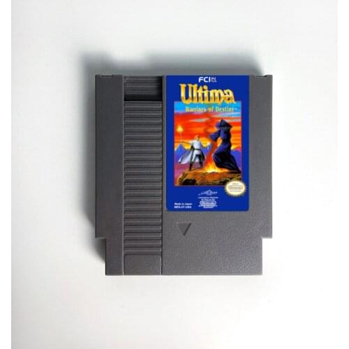Ultima - Warriors of Destiny - Game Cartridge For NES Console 72 Pins 8bit