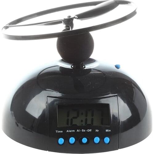 Creative Flying Clock Crazy Annoying Flying Alarm Clock Funny Decompression Bedside Desk Clock Home Decor