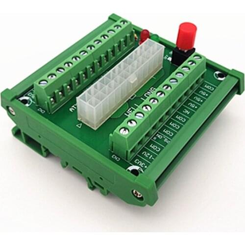 24/20-pin ATX DC Power Supply Breakout Board Module