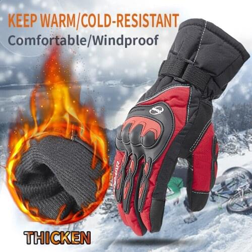 Vemar Motorcycle waterproof gloves warm winter thick motorcycle racing long electric windshield gloves