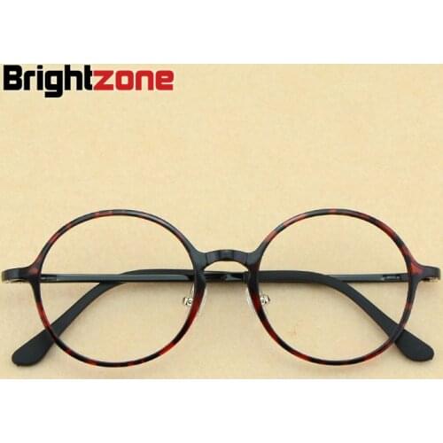 2017 New Korean Fashion Men Nerd Tungsten Vintage Round Eyeglasses Women Retro Geek Plastic Steel Optical Reading Glasses Frame
