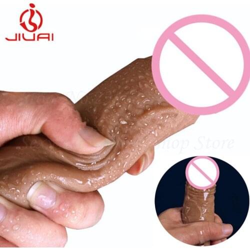 New Super Realistic Dildos with Suction Cup Strapon Male Artificial Penis Large Flexible Dick Sex Toys For Woman Masturbator