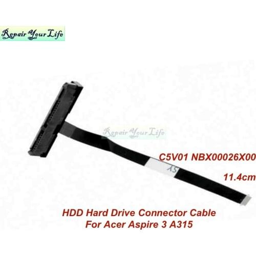 HDD Hard Drive Connector Cable Jack For Acer Aspire 3 A315-53 Laptop SATA SSD HDD Line Flex C5V01 NBX00026X00 AM20X000200 New