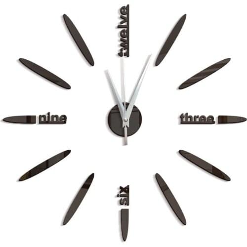 2021 Living Room Modern Minimalist Acrylic Mute Fashion Wall Clock Wall Clock Creative Bedroom Round Wall Clock