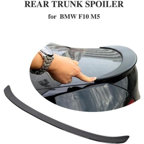 For BMW F10 Spoiler 2010-2017 5 Series Sedan F10 Glossy Black Spoiler F10 M5 Rear Trunk Wings car styling