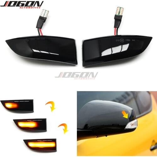 LED Dynamic Turn Signal Light Mirror Sequential Indicator Lamp For Renault Megane MK3 Scenic Fluence Latitude Safrane Laguna III