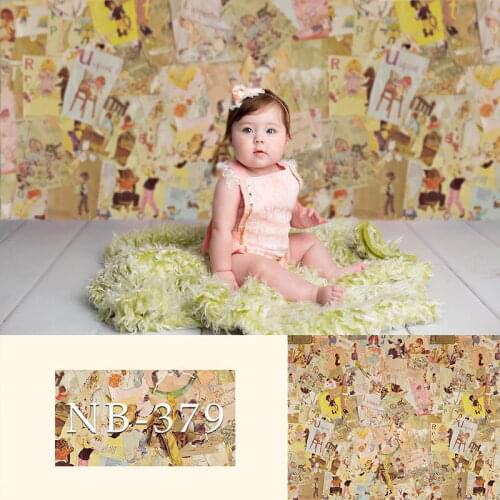 Vinyl Photography Backdrops Newborn Boy or Girl Bokeh Photographic Background Baby Shower Decorations Photocall Background Props