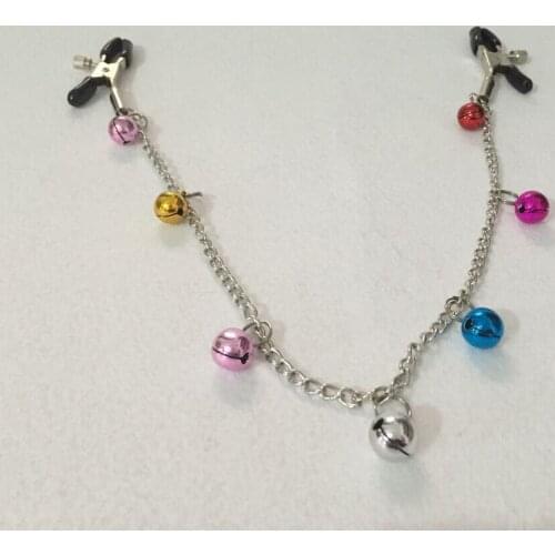 Stainless steel Adult supplies toys leadership clang clip offbeat fun clip,SM nipple clamps,Nipple chain clip,Vaginal clip