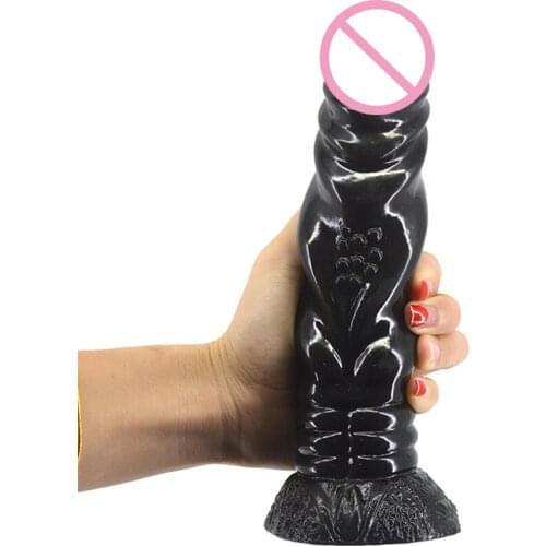 Animal Dildo Dinosaur Penis with Suction Cup Screw Thread G Spot Stimulate Soft Flexible Adult Sex Toy for Women Masturbation