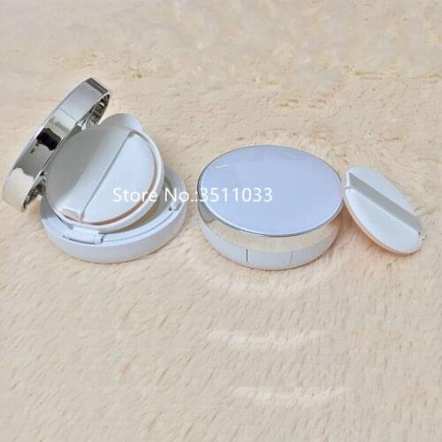 1 Set 2 Sets 10 Sets White Plastic Foundation Storage Case BB CC Cream Dispensing Sponge Box DIY Liquid Foundation Container