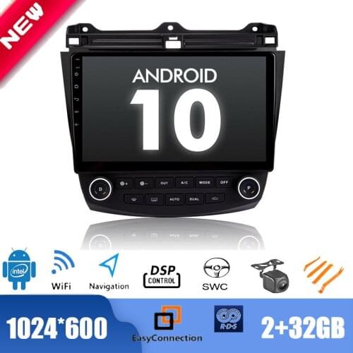 10.1" Android 10.0 Radio for Honda Accord 2004-2006 Car Multimedia Player GPS Stereo DSP 2.5D IPS WIFI Bluetooth TPMS