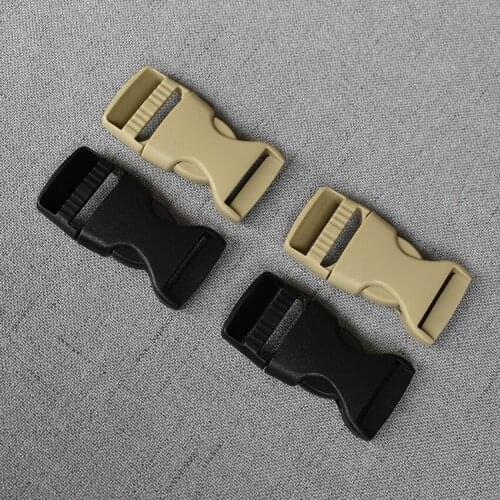 100 Pcs/Lot 25 mm Plastic Release Buckle Strap For Bag Dog Collar Necklace Bracelet Paracord Sewing Accessory