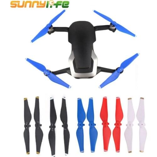 SUNNYLIFE 2 Pairs (4pcs) Carbon Fiber Foldable Quick Release Low-Noise Propellers Blade Prop for DJI Mavic Air Drone Accessories