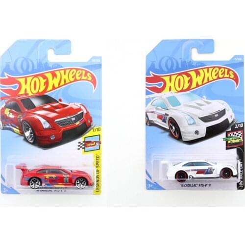 2018 Original Hot Wheels Mini Alloy Coupe 16 CADILLAC ATS-V R 1/64 Metal Diecast Model Car Kids Toys Gift