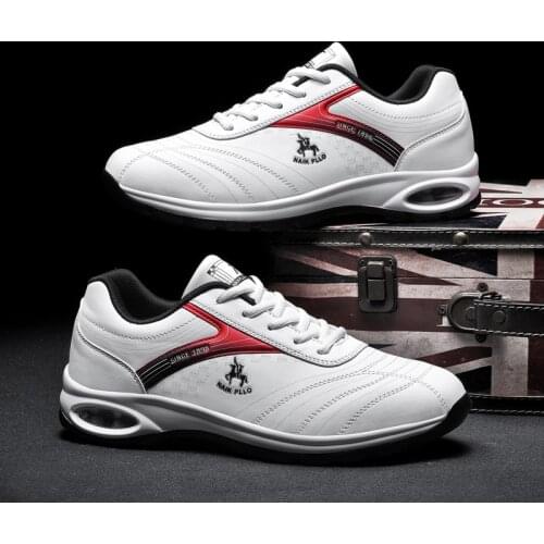 2021 Mens Leather Autumn Shoes Boys Casual Sneakers Man Tennis 2021 Fashion Men White Trainers Wedges Sneakers Male Sport Shoes