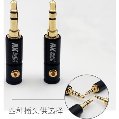 3.5mm earphone plug 2.5mm plug 3pole/4pole