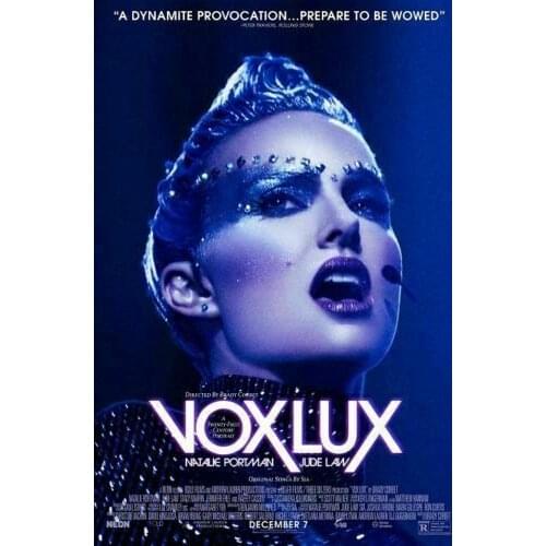 A132 New Vox Lux Movie Fabric Brady Corbet Natalie Portman Wall Sticker Silk Poster Art Light Canvas Home Decoration