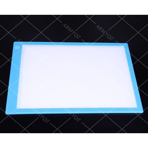 Diamond Painting Accessories A4 LED Tablet Pad Three-level dimming with scale diamond painting embroidery tool