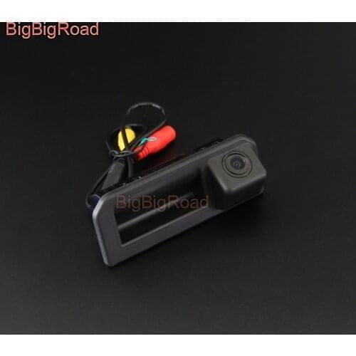 Auto Rear View Camera For Volkswagen Polo VW Vento Sedan 2016 Facelift 2017 2018 Instead Original Factory Trunk Handle Camera