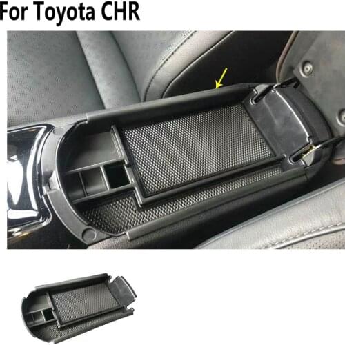 For Toyota C-HR CHR 2017 2018 car Plastic cover Storage trim Container Center Console Cup Holder gear box frame armrest 1pcs
