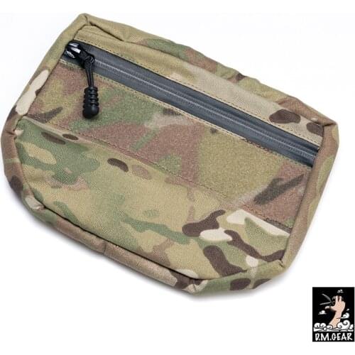 DMgear Tactical Drop Pouch Armor MOLLE Organizer Bag for Plate Carrier Vest Camo