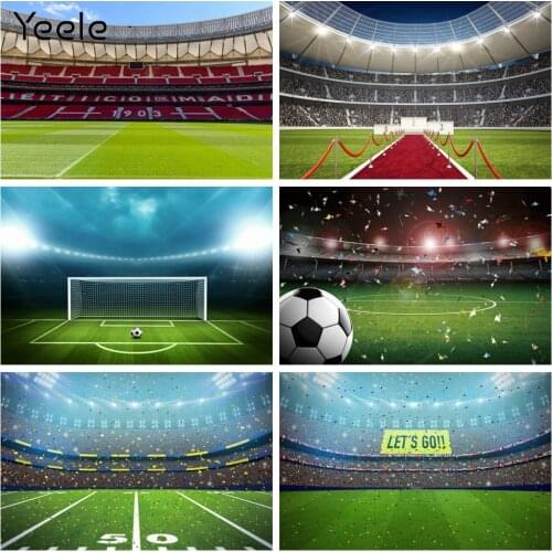 Yeele Atletico Madrid Football Field Player Channel Meeting Child Photography Backgrounds Photography Backdrops For Photo Studio
