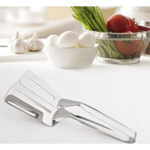 Kitchen Tool Stainless Steel Anti-scalding Barbecue Tongs Bread Food Clip Fried Steak Shovel BBQ Grilling Tool Grill Accessories
