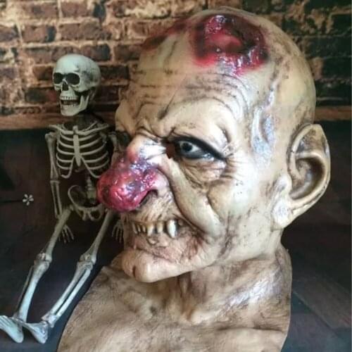 Goblins Big Nose Horror Latex Mask Creepy Costume Party Cosplay Props Scary Clown Mask For Halloween 06
