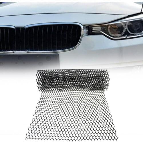 80% Hot Sell Car Grill Mesh 11x25mm Hexagon Grids Aluminum Alloy Vehicle Fender Bumper Grille Net