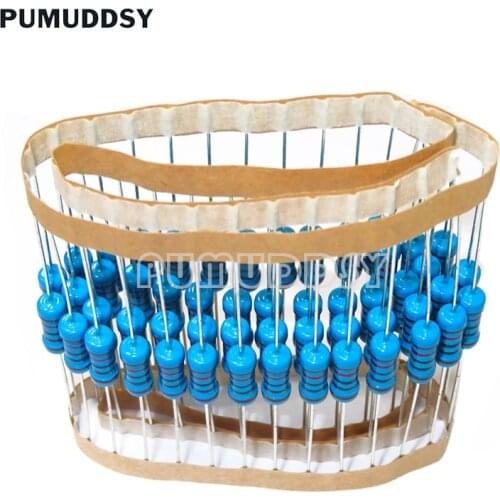 20PCS 1W Metal Film Resistor 1% 1R ~ 1M 2R 10R 22R 47R 100R 330R 1K 4.7K 10K 22K 47K 100K 330K 470K 1 2 10 22 47 100 330 Ohm
