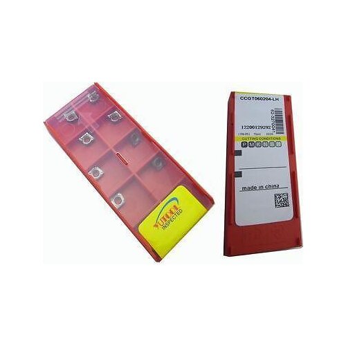 New 50PCS Square DCGT070204-LH ALuminium Carbide Insert Turning cutter insert