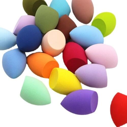 New gourd puff hydrophilic non latex super soft make-up egg bottled water drop oblique section sponge beauty egg