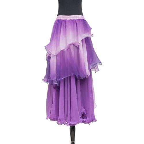 Professional Women Belly Dancing Clothes Belly Dance Skirt belly dance costume Practice clothes fashion Silk Skirts for dancer