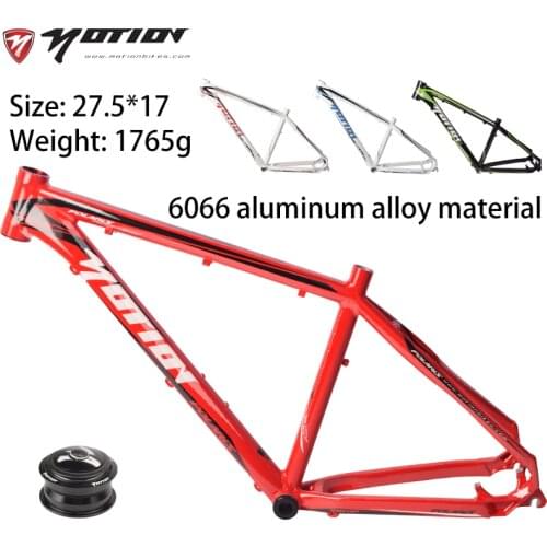 MOTION Mountain Bike Frame 6066 Aluminum Alloy 27.5x17Inch With High-Rigidity Lifting Lugs MTB Bicycle Main Frames Bicicletas
