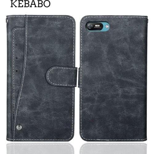 Luxury Wallet Itel A25 Case 5" Vintage Flip Leather Business Protective Cover For Itel A25 Case Phone Bag Card Slots