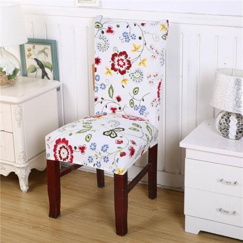 Removable Fashion Dining Chair Cover Protector Seat Covering Hotel Ceremony Dining Room Decor