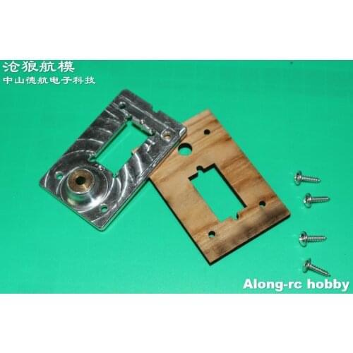 Free shipping -2pcs 9g metal servo seat front landing gear seat for RC plane airplane hobby model DIY part