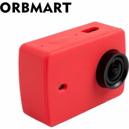 ORBMART Silicone Protective Case Cover For 4K Xiaomi Yi 2 Xiaoyi 2 Action Sport Camera