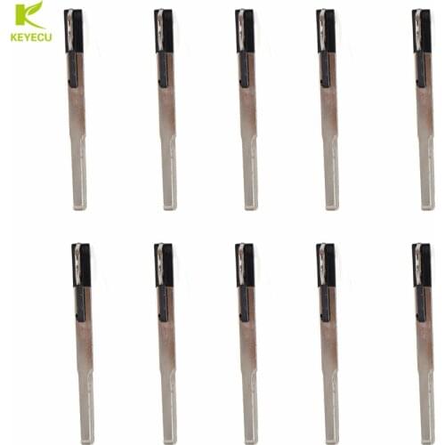 KEYECU 10pcs Replacement Smart Emergency Insert Key Blade for Mercedes Benz C E Class C230 E230 1997-2000 IYZ3302