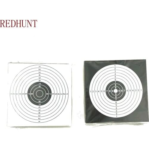 Top Quality Funnel Shooting Target Paper 14*14cm for Air Rifle/Airsoft Shooting 100 pcs