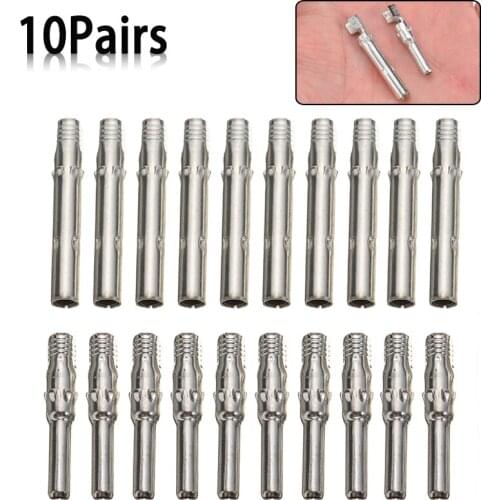 20PC Electronic Equipment Male Female Connector Terminal Pin Compatible With Solar Panel PV Connectors Tool