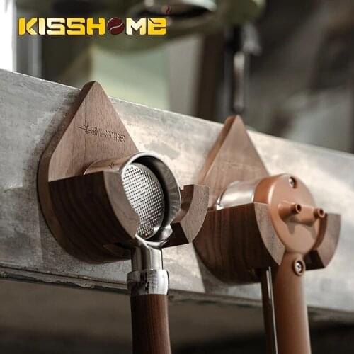 MHW-3BOMBER Droplet Portafilter Holder Storage SolidWood Barista Tools Coffee Accessories Reusable Breville Delonghi Lamarzocco