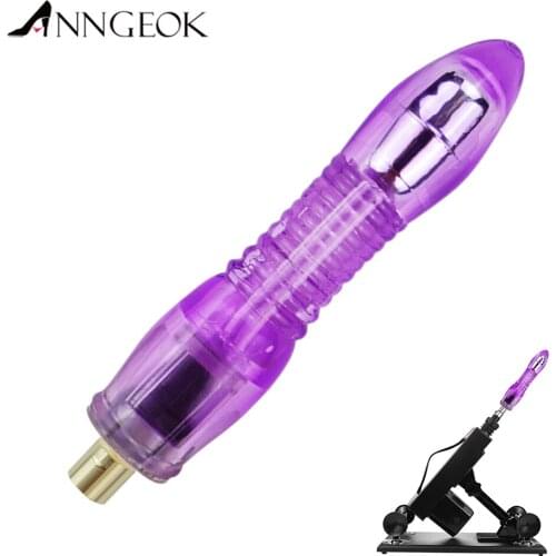 ANNGEOK Sex Machine Accessories Dildo Realistic Sex Toys,Anal and Vaginal Stimulation