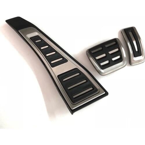 RHD Car Pedal For Audi Q7 A4 S4 RS4 B9 8W 2016 2017 2018 Modified Foot Rest RHD AT Plate Accelerator Refit Pad Decorate