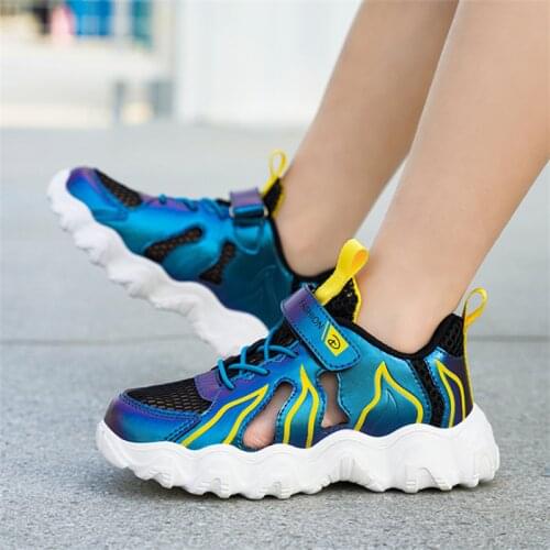 Kids Shoes Boys Running Sneakers For Boys Girls Sports Shoes Lightweight Children Leather Waterproof Casual Walking Shoes